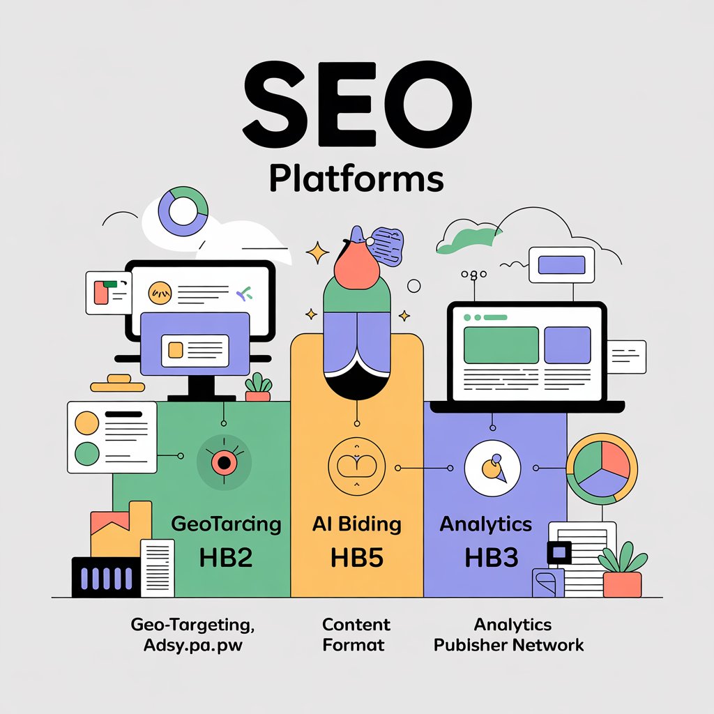A sleek infographic showing a comparison between Adsy.pw/hb2, hb5, and hb3.